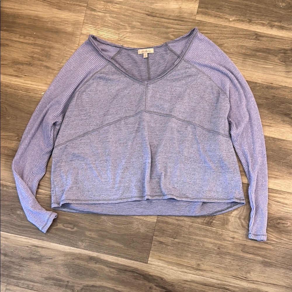 Wonderly Purple Cropped Long Sleeve